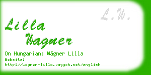 lilla wagner business card